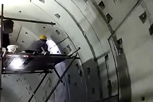 陵水地铁堵漏现场视频